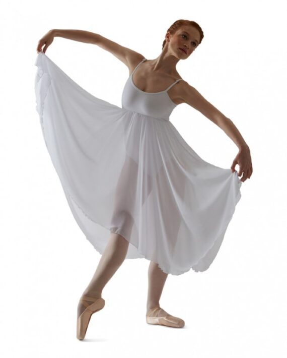 Capezio BG001 Empire Dress voor WHT