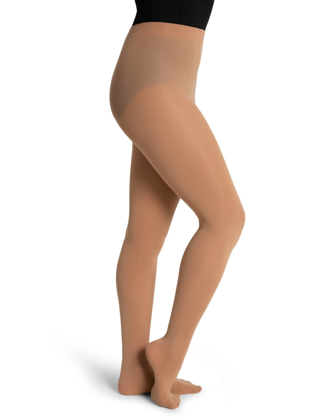 Capezio 1915 Ultra Zachte Balletpanty met voet - Afbeelding 2