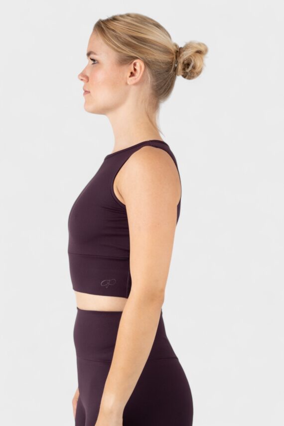 Papillon tanktop Butterfly aubergine PA2904 - Afbeelding 4